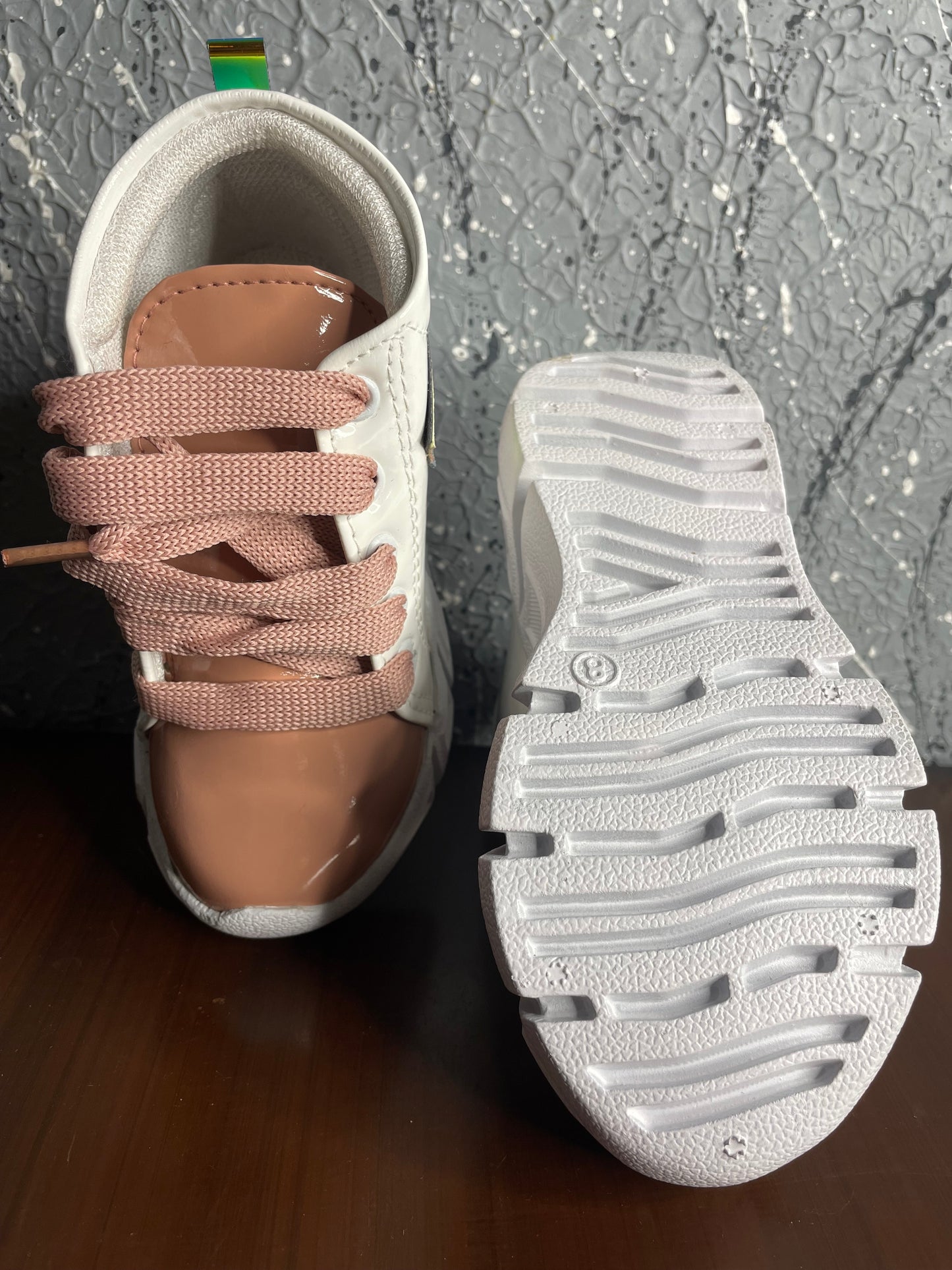 Toddler's Peach-Accented Fashion Shoe