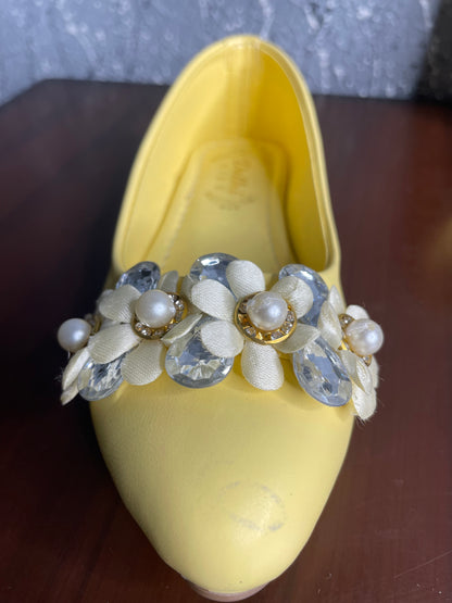 Toddler's Sunny Yellow Belle Shoes